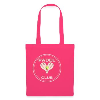Padel Club Logo - Stoffbeutel - Azalea - Vorne
