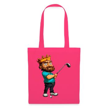 Könige Golf / Golfer King - Stoffbeutel - Azalea - Vorne
