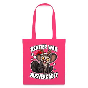 Rentier war ausverkauft - Stoffbeutel - Azalea - Vorne