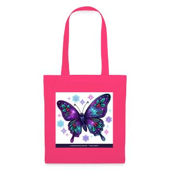 Wintergalaxie Schmetterling - Stoffbeutel - Azalea - Vorne