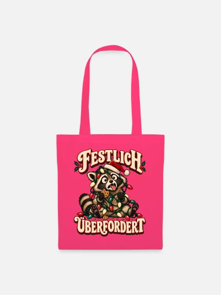 Festlich überfordert Waschbär - Stoffbeutel - Azalea