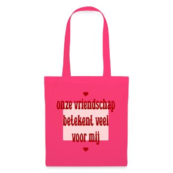 Dankbarkeit Beste Freundin - Stoffbeutel - Azalea - Vorne