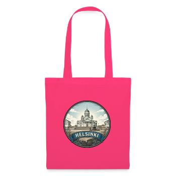 Helsinki Finnland Reiseabzeichen Kathedralen-Souvenir - Stoffbeutel - Azalea - Vorne