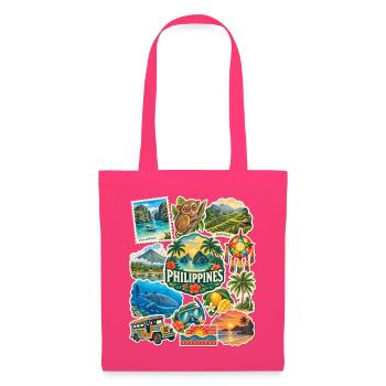 Philippinen Reisesticker - Stoffbeutel - Azalea - Vorne