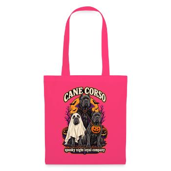 Spooky Night Loyal Company – Cane Corso Halloween - Stoffbeutel - Azalea - Vorne