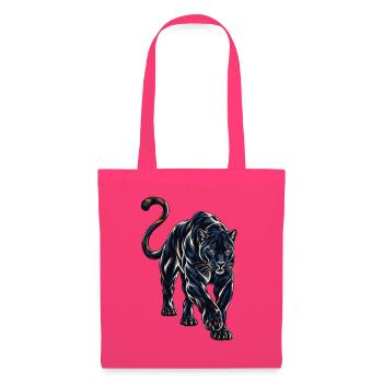 Schwarzer Panther - Stoffbeutel - Azalea - Vorne