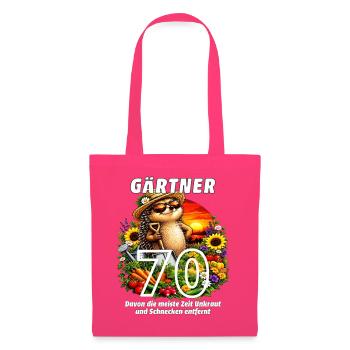 Gärtner Unkraut und Schnecken entfernt 70 - Stoffbeutel - Azalea - Vorne
