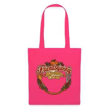 Anpassbares Friendsgiving Küchenteam-Shirt - Stoffbeutel - Azalea - Vorne