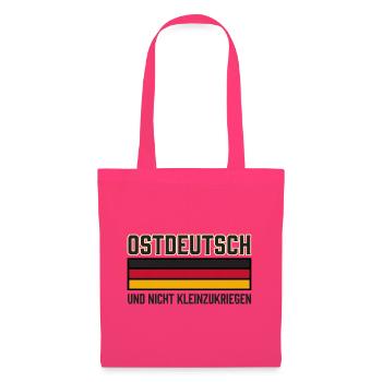 Ostdeutsch nicht kleinzukriegen Schwarz Rot Gold - Stoffbeutel - Azalea - Vorne