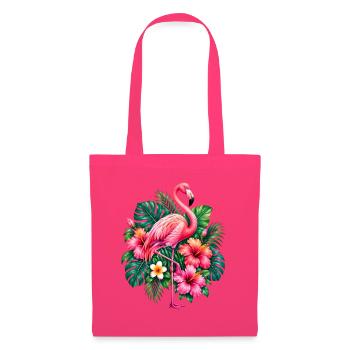 Niedlicher Flamingo Süße Flamingos - Stoffbeutel - Azalea - Vorne