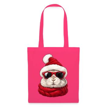 Cooler Weihnachtshase mit Sonnenbrille Weihnachten - Stoffbeutel - Azalea - Vorne