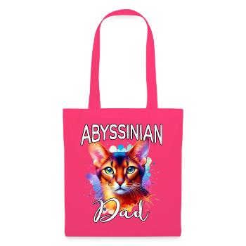 Abessinierkatze Papa - Stoffbeutel - Azalea - Vorne