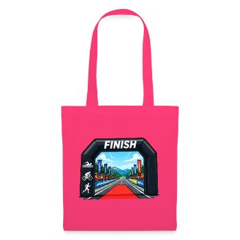 Finishlinie Sprint-Event Illustration - Stoffbeutel - Azalea - Vorne