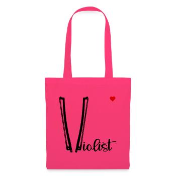 Love Violist - Stoffbeutel - Azalea - Vorne