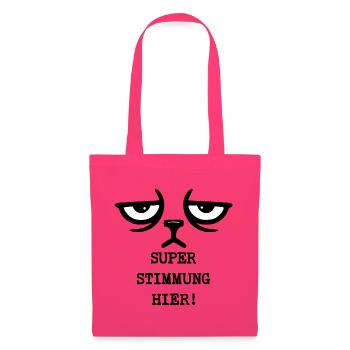 Super Stimmung Katzen - Stoffbeutel - Azalea - Vorne