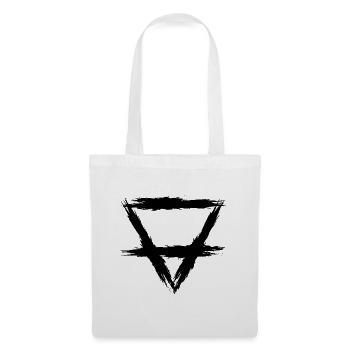 Element Symbol Erde - Stoffbeutel - Weiß - Vorne