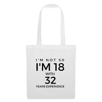 50th birthday - saying for 50th birthday - Tote Bag - white - Front
