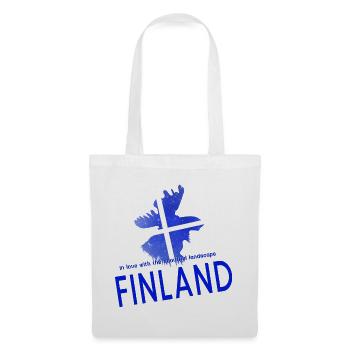 Finland Suomi - Stoffbeutel - Weiß - Vorne