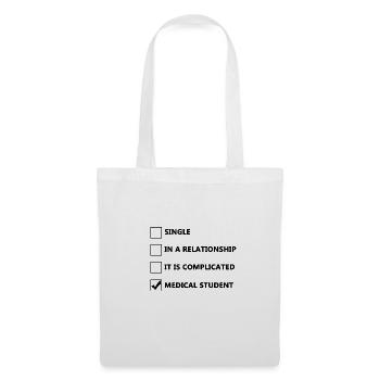 Medical Student | Medizinstudent | Medizinstudium - Stoffbeutel - Weiß - Vorne