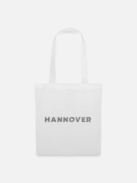 Hannover Deutsche Stadt Niedersachsen Schriftzug - Stoffbeutel - Weiß
