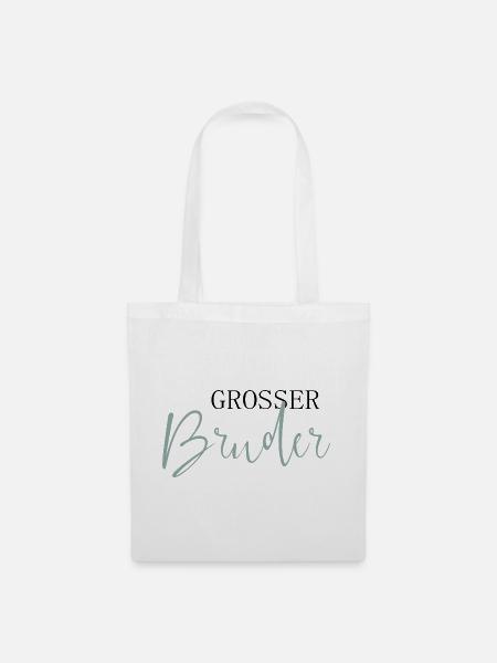 Großer Bruder - Stoffbeutel - Weiß