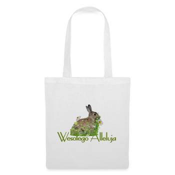 Frohe Ostern - Stoffbeutel - Weiß - Vorne
