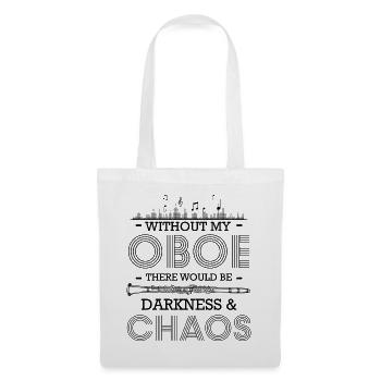 hautbois - Sac en tissu - blanc - Devant