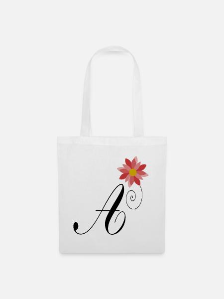 A. ALPHABET. LIEBE - Stoffbeutel - Weiß