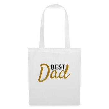 Best Dad - Stoffbeutel - Weiß - Vorne
