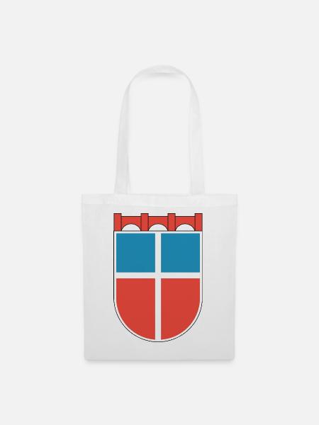 Wappen Saarland 1948 - Stoffbeutel - Weiß