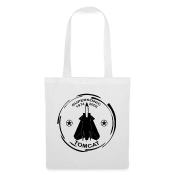 Avion F14 Tomcat - Sac en tissu - blanc - Devant