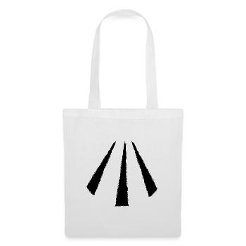 Keltisches Symbol Awen - Stoffbeutel - Weiß - Vorne