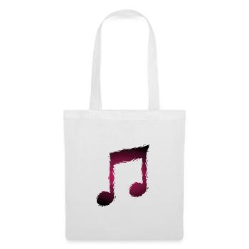 Musik Musiknote - Stoffbeutel - Weiß - Vorne