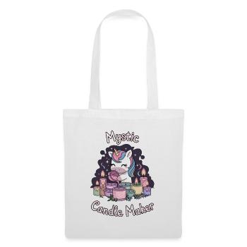 Fabricant de bougies mystiques. - Sac en tissu - blanc - Devant