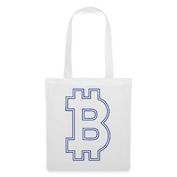 Bitcoin bitcoin BITCOIN Bitcoin - Stoffbeutel - Weiß - Vorne