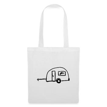 wohnwagen - Stoffbeutel - Weiß - Vorne