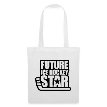 Futur Hockey sur glace étoile - Sac en tissu - blanc - Devant