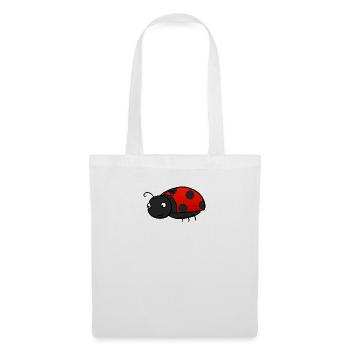 Ladybug Marienkäfer - Stoffbeutel - Weiß - Vorne
