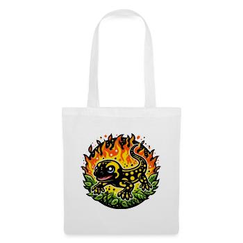Fire salamander - Tote Bag - white - Front