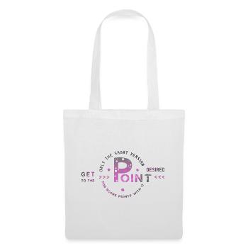 get to the point - Stoffbeutel - Weiß - Vorne