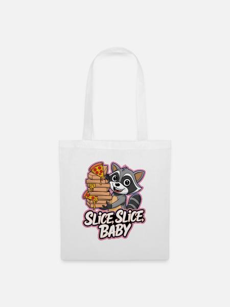 Tranche, Tranche, Bébé - Sac en tissu - blanc