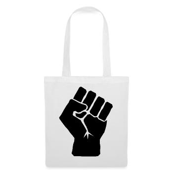 Raised Fist of Solidarity - Tote Bag - white - Front