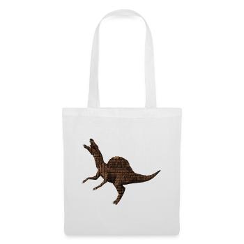 Dinosaurier - Stoffbeutel - Weiß - Vorne