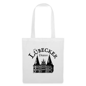 Lübecker Deern - Stoffbeutel - Weiß - Vorne