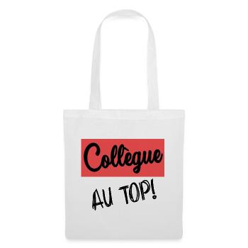 COLLEGUE. DEPART. RETRAITE - Sac en tissu - blanc - Devant