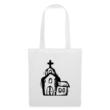 Kirche - Stoffbeutel - Weiß - Vorne