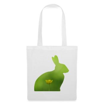 Hase - Stoffbeutel - Weiß - Vorne