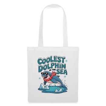 Coolest Dolphin In The Sea - Tote Bag - white - Front