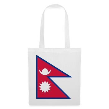 Nepal - Stoffbeutel - Weiß - Vorne