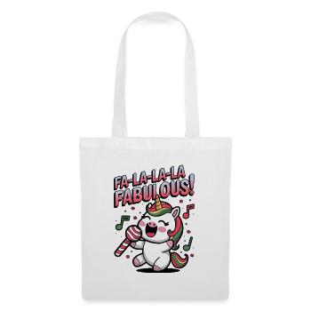 Fa-la-la-la Fabulous! - Tote Bag - white - Front